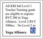 TT Yoga Alliance Level 
